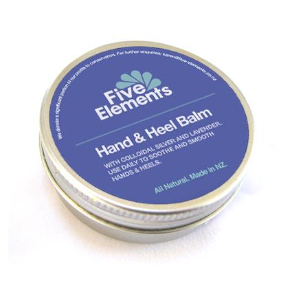 Five Elements Hand & Heel Balm with Lavender and Colloidal Silver